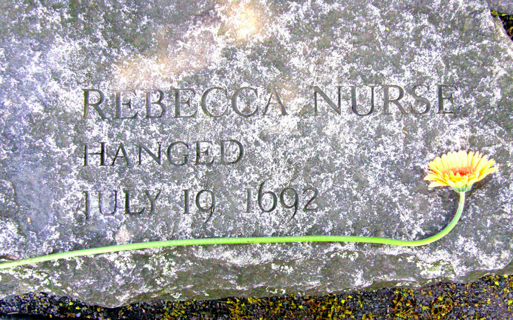 Rebecca Nurse's "seat" in the memorial