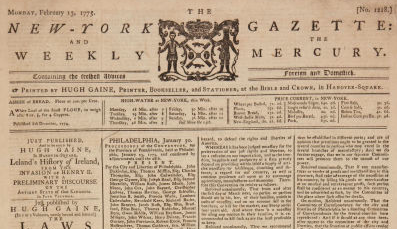 New York Gazette and the Weekly Mercury