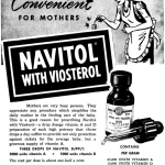 Advertisement for Navitol vitamin drops